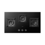 ROBAM 3 Burner Built-in Gas Hob - G830 - High Quality Brass Burner - Black Glass