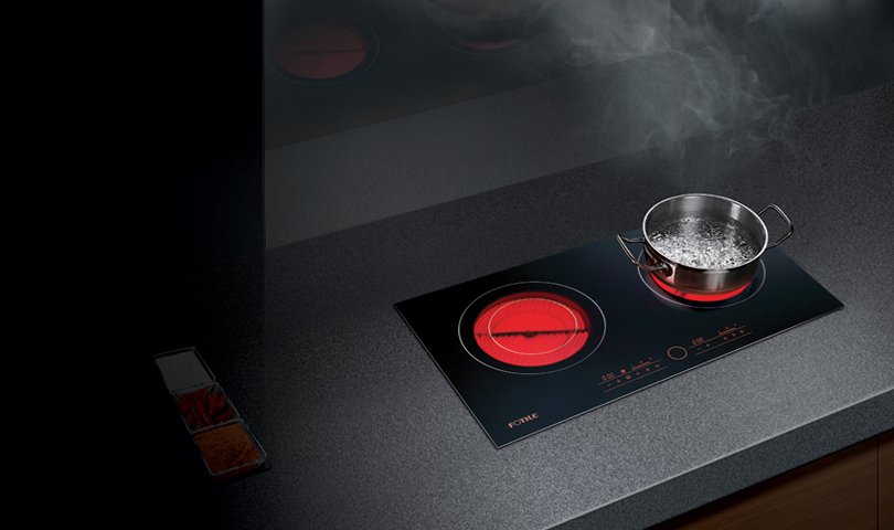 FOTILE 2 Burner Built-in Electric Ceramic Hob - EEG75201 - Image 3